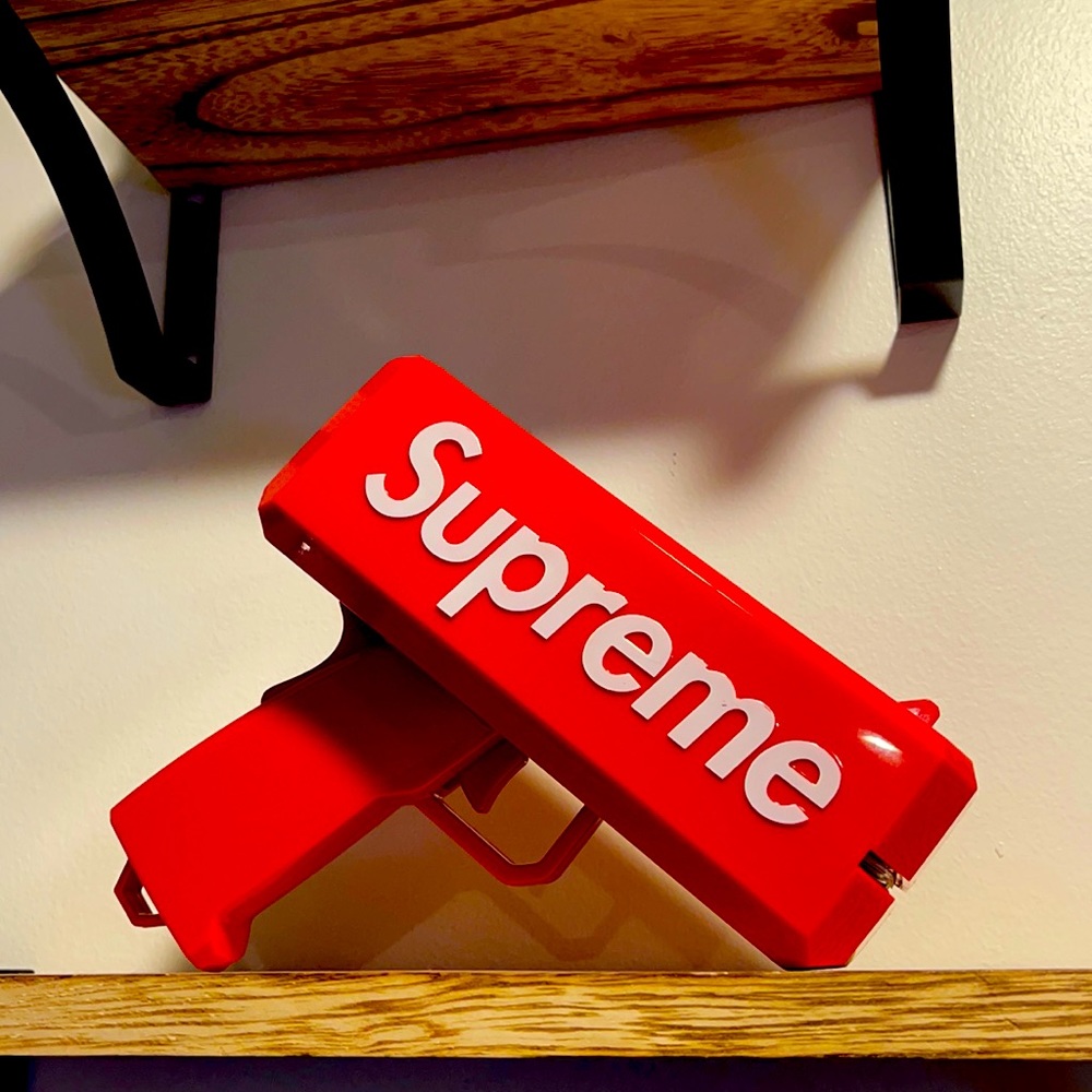 Supreme Cash Cannon With Supreme Money Bills